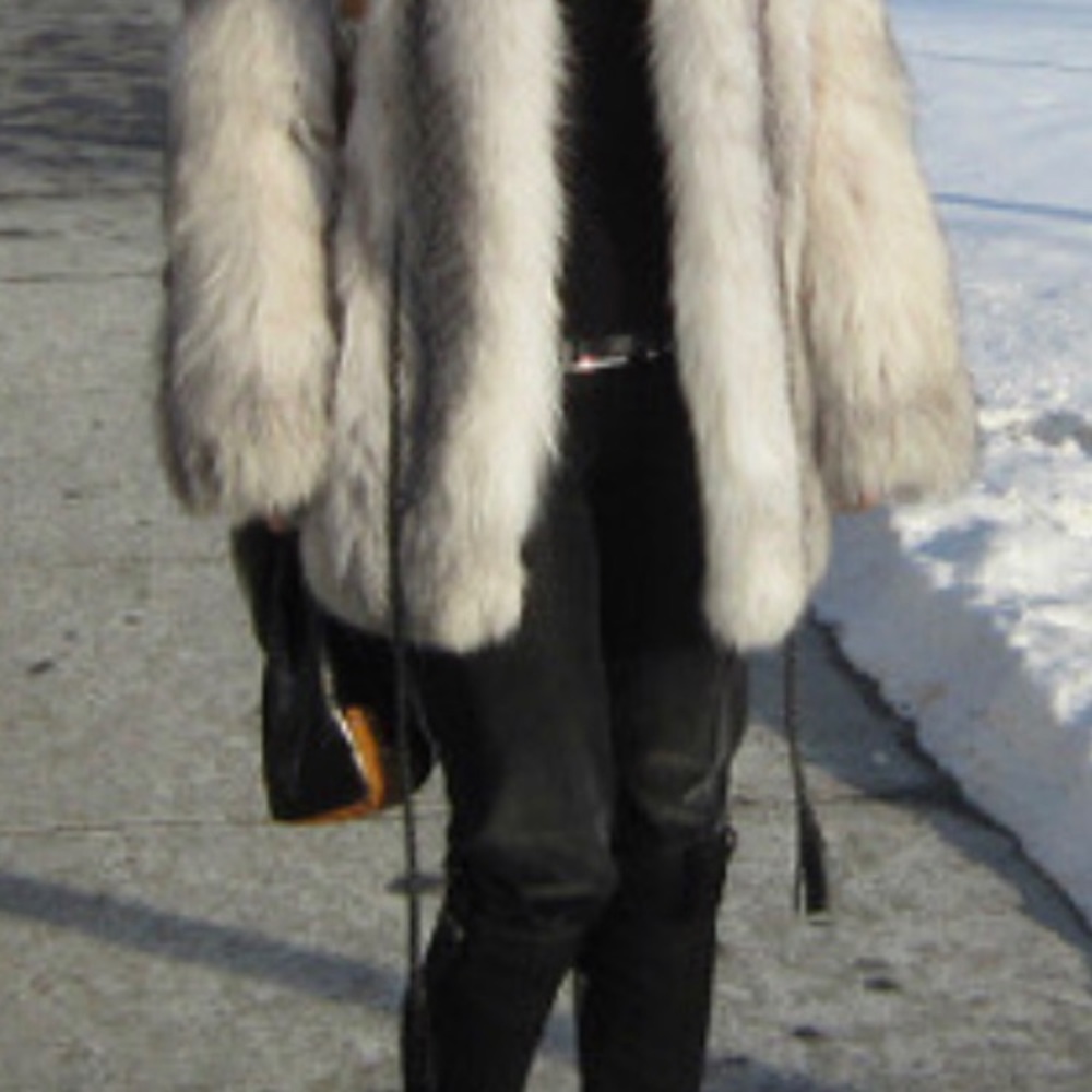 Arctic fox jacket